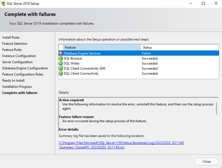 Common Problems and Solutions for Installing SQL Server on Windows 11
