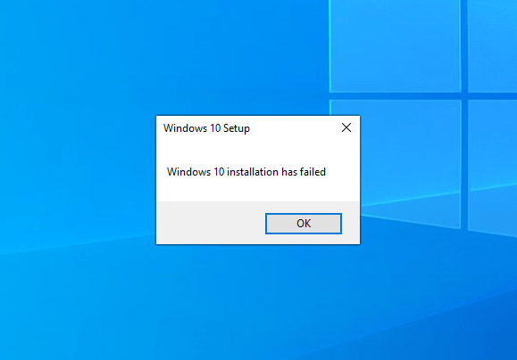 Fixing ‘Windows 10 Installation Has Failed’ During Setup
