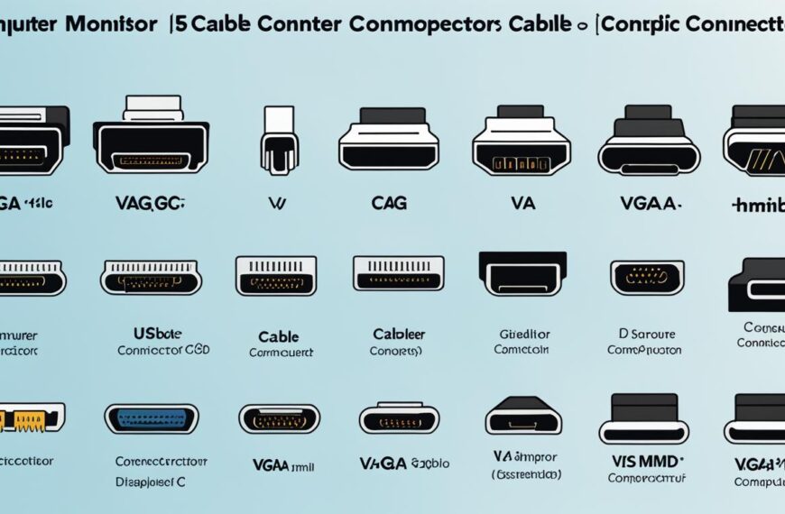 computer monitor cable connector types