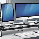 computer monitor stand with usb ports