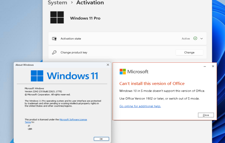 Resolving Issues When Installing Office 2019 on Windows 11