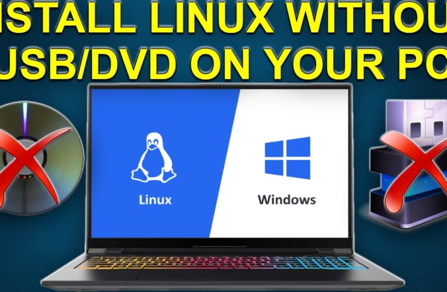 how to install windows 10 on linux mint without usb