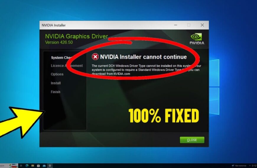 nvidia installer failed windows 11