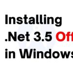 offline install net 3.5 windows 10