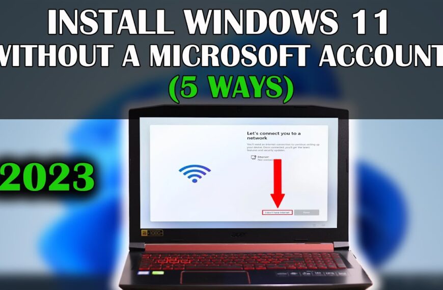 How to Install Windows 11 Without a…