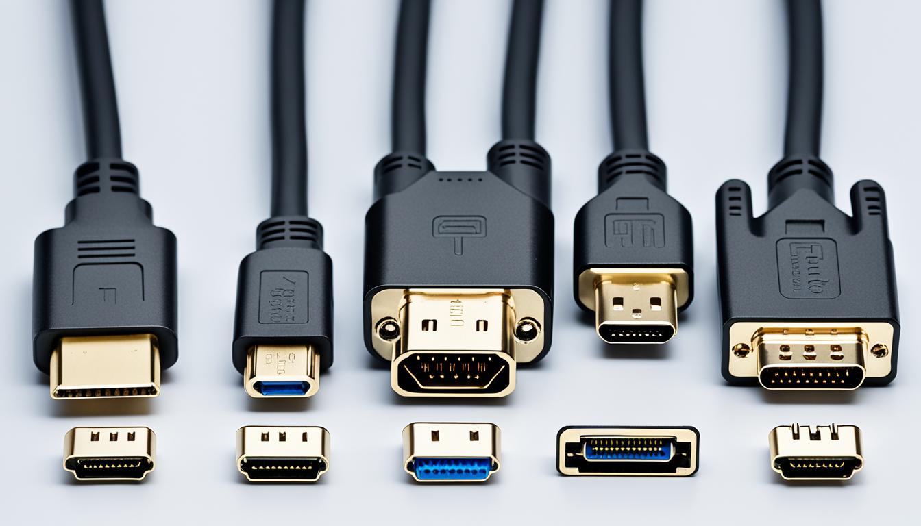 monitor connector types