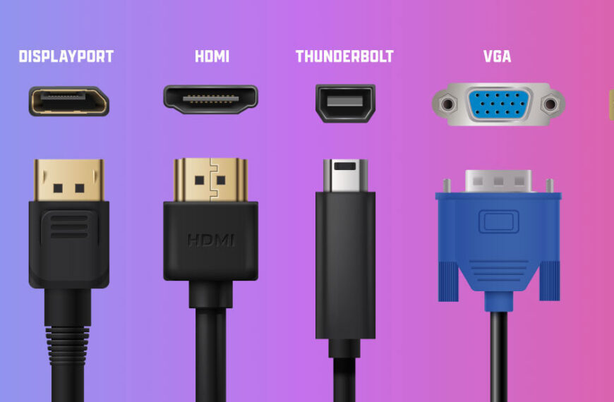 monitor cable connection types