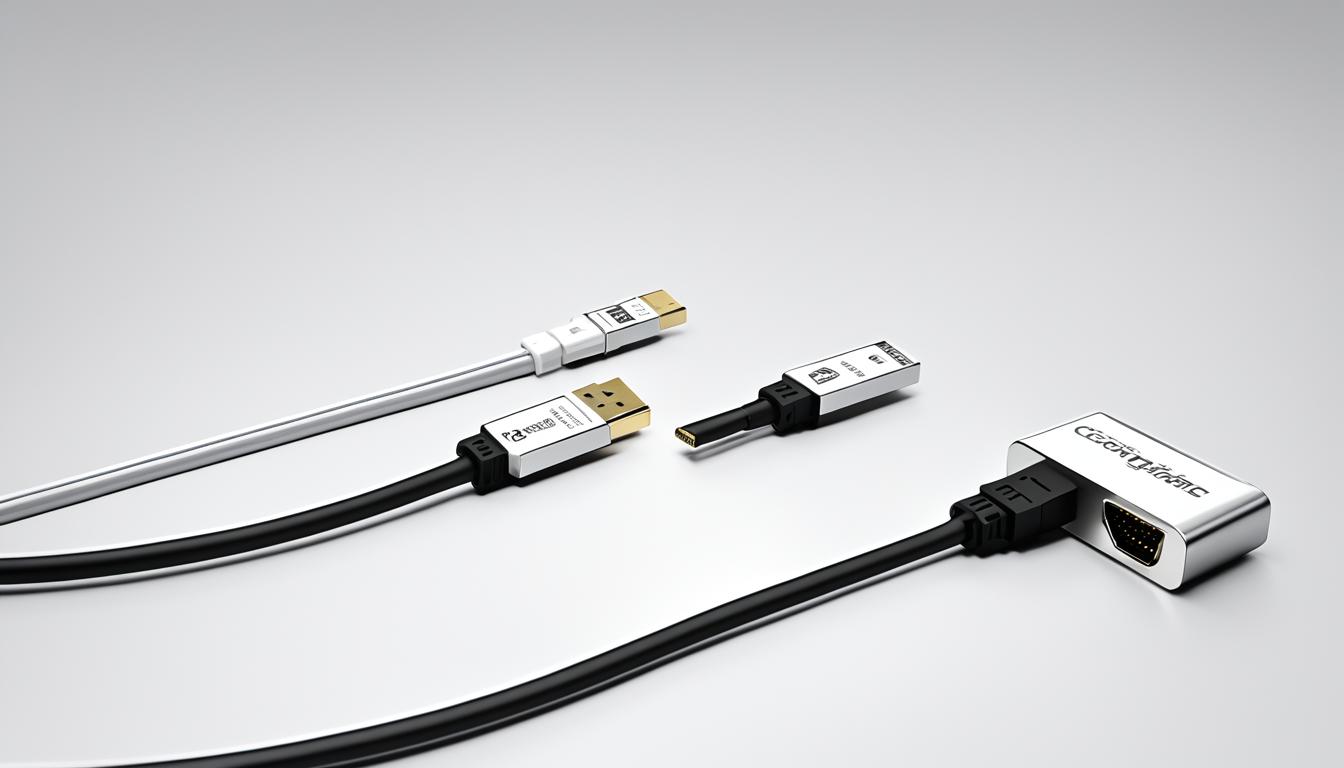 types of display port cables