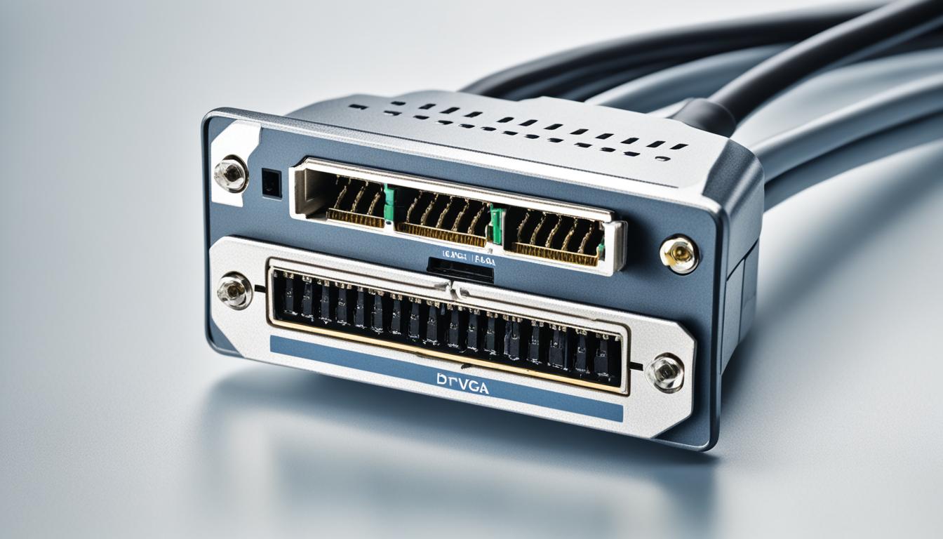 vga and dvi ports provide connections to monitors