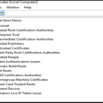 install digital certificate windows 10