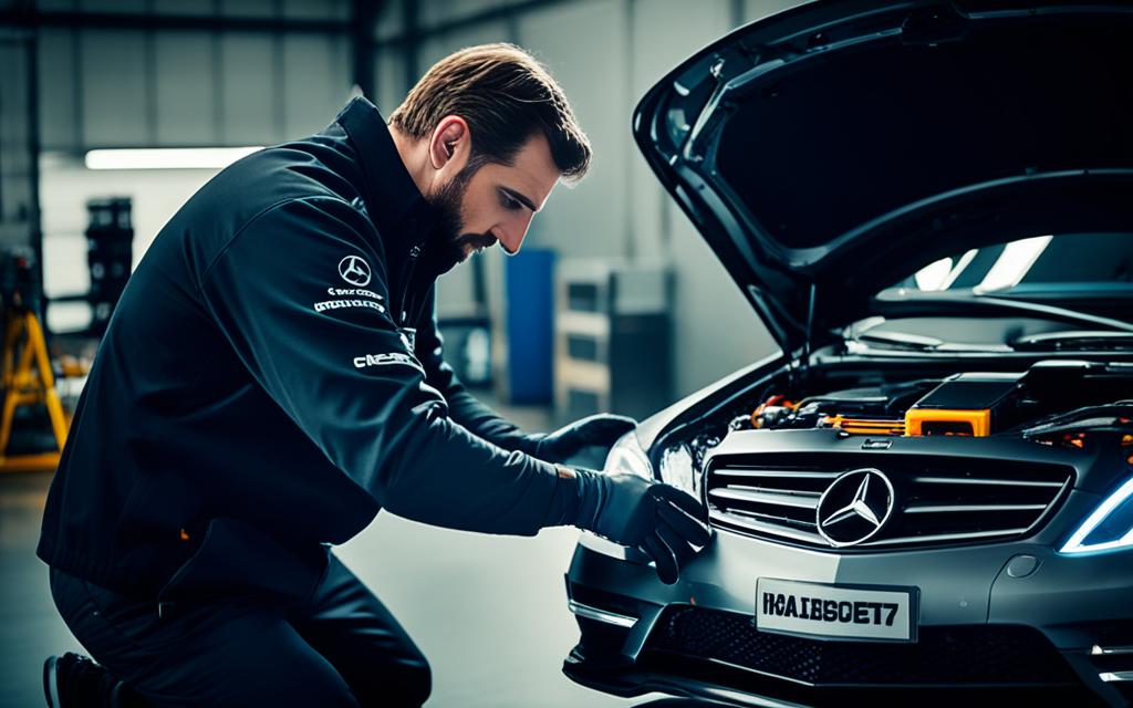 how to reset mercedes computer